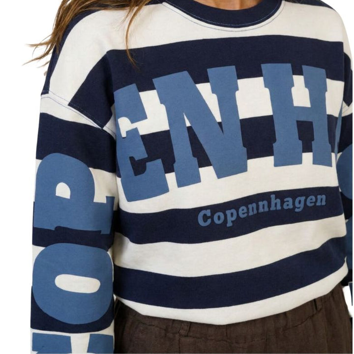MARTA DU CHATEAU - SWEATSHIRT - NERINA - 22659S - BLUE/JEANS