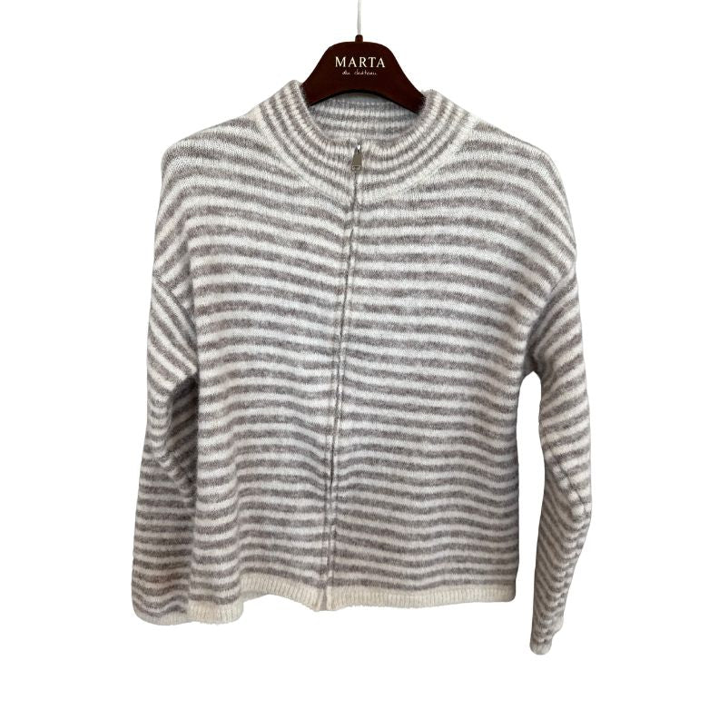 MARTA DU CHATEAU - CARDIGAN - ANAIS - 9586 - BEIGE