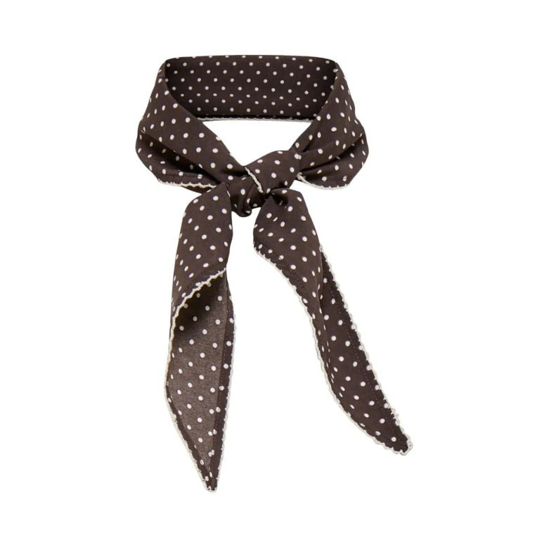 ONLY - TØRKLÆDE 15393456 - CHOCOLATE MARTINI/CREME DOT