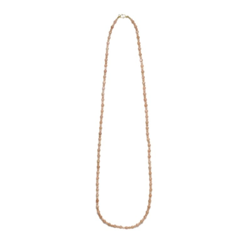 SOÏ - KRYSTAL HALSKÆDE - LEA SUNSTONE - 80 CM