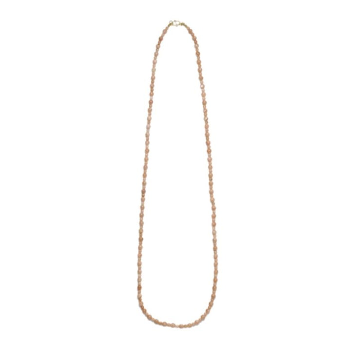 SOÏ - KRYSTAL HALSKÆDE - LEA SUNSTONE - 80 CM