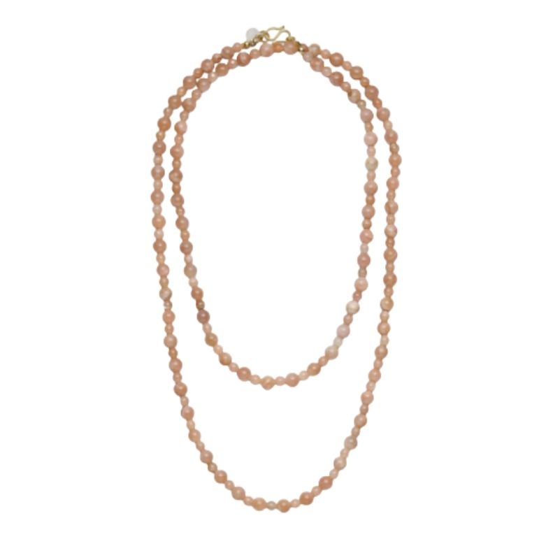 SOÏ - KRYSTAL HALSKÆDE - LEA SUNSTONE - 80 CM