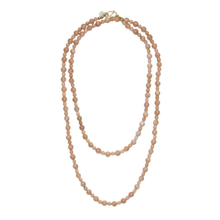 SOÏ - KRYSTAL HALSKÆDE - LEA SUNSTONE - 80 CM