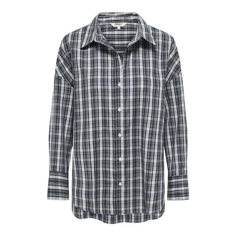 ONLY - SKJORTE - ALVA 15367554 - BLACK/WHITE CHECKS
