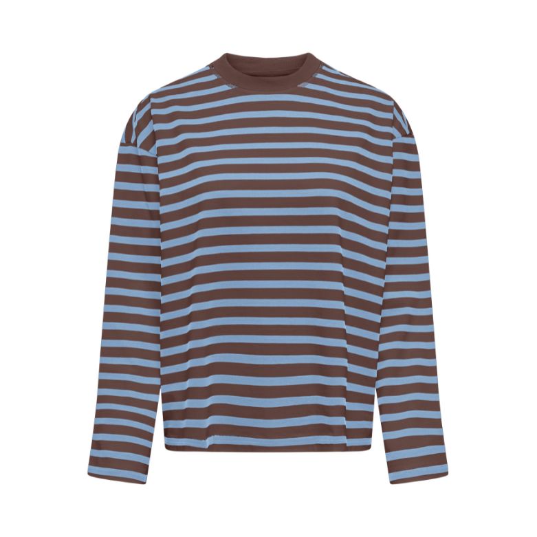 ONLY - BLUSE - FREJA 15381897 - SHOPPING BAG/CHAMBRAY BLUE STRIPES