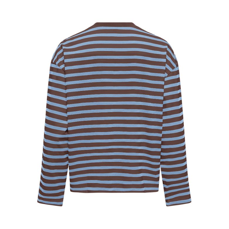 ONLY - BLUSE - FREJA 15381897 - SHOPPING BAG/CHAMBRAY BLUE STRIPES
