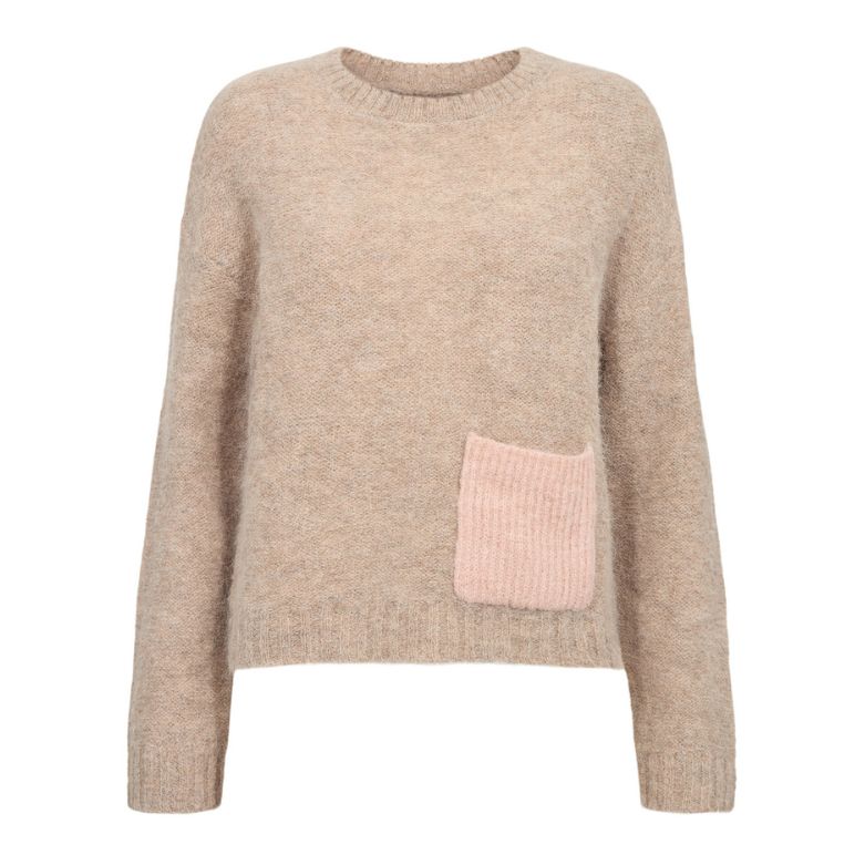 NÜMPH - STRIK - SALIA 707545 - SESAME MELANGE