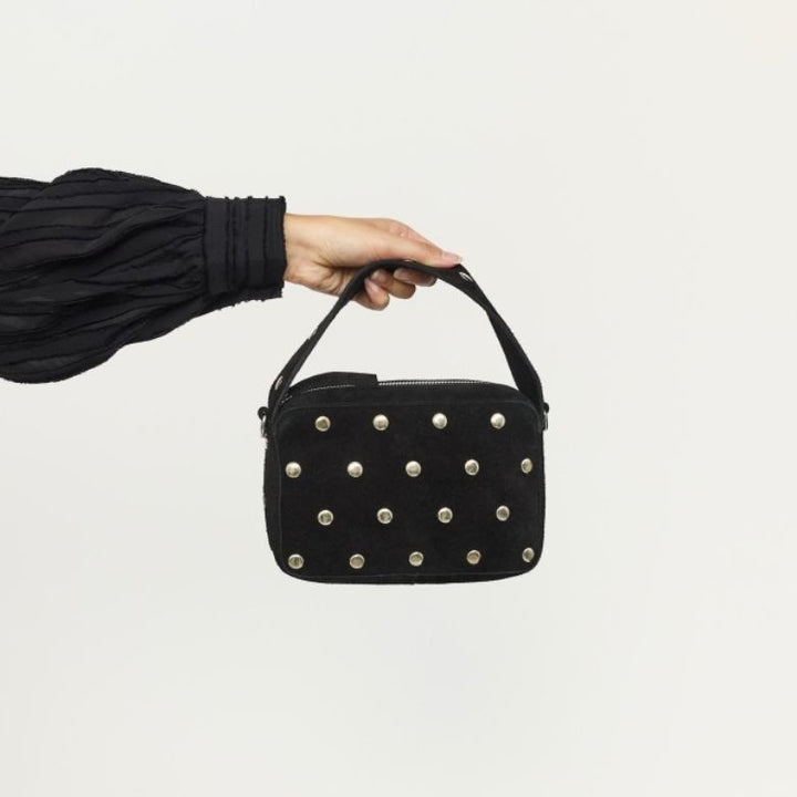 SOFT REBELS - TASKE - METZ SUEDE SR626-100 - BLACK