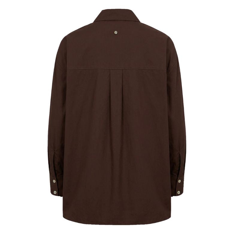 NÜMPH - SKJORTE - ISSY 707383 - BLACK COFFEE