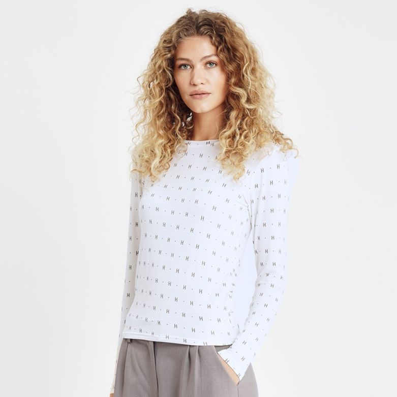 HYPE THE DETAIL - CASHMERE BLUSE - 3-650-14-1 - WHITE