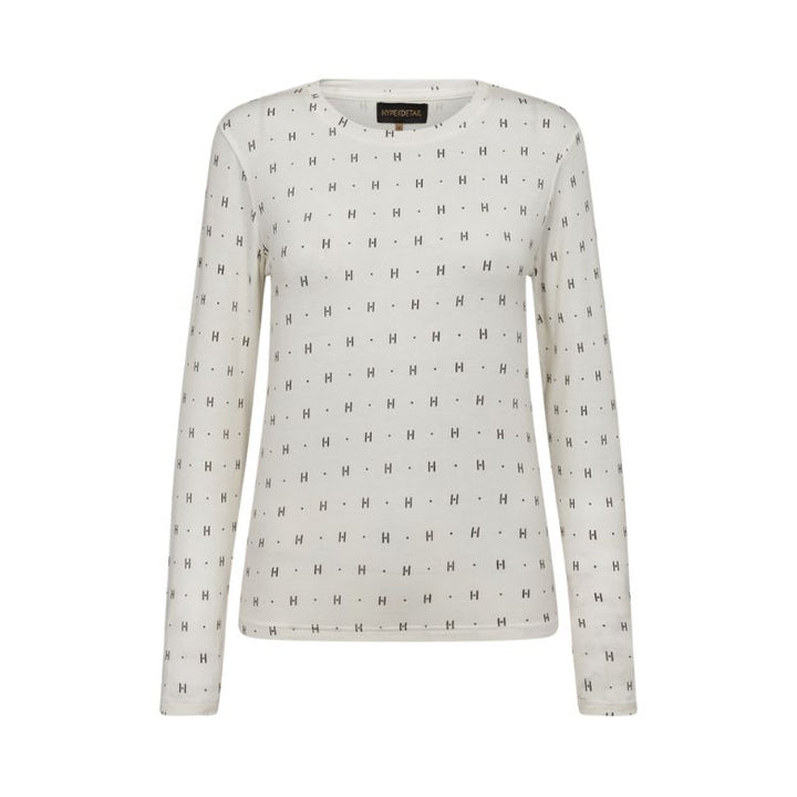 HYPE THE DETAIL - CASHMERE BLUSE - 3-650-14-1 - WHITE