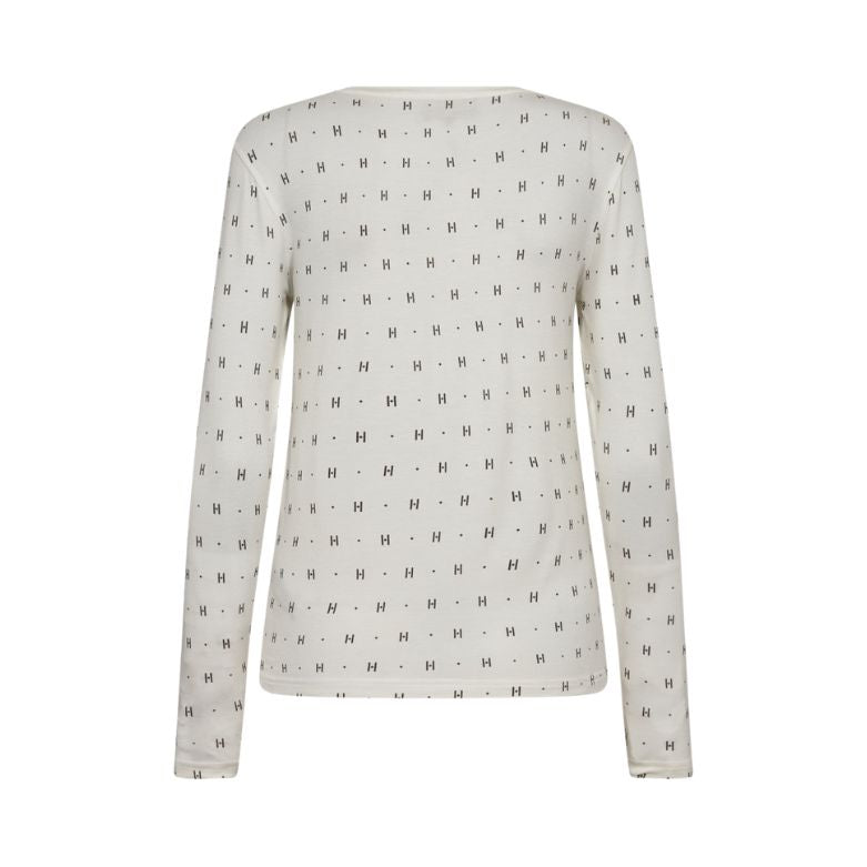 HYPE THE DETAIL - CASHMERE BLUSE - 3-650-14-1 - WHITE