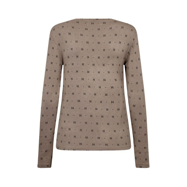 HYPE THE DETAIL - CASHMERE BLUSE - 3-650-14-4 - BROWN
