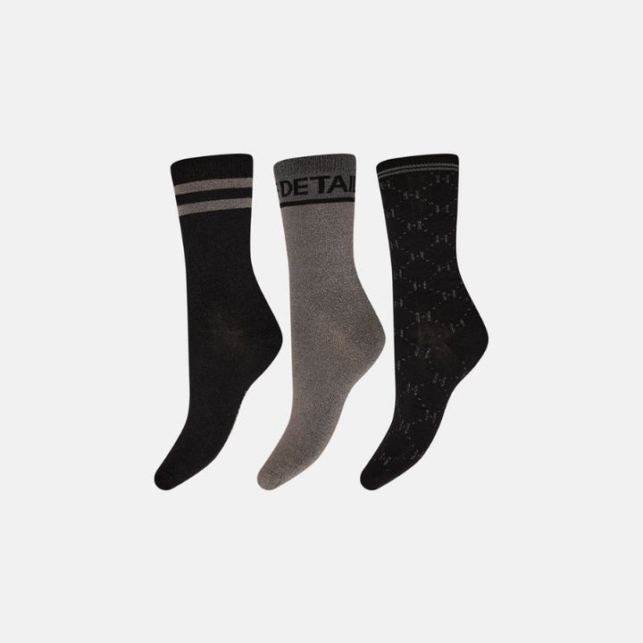 HYPE THE DETAIL - 3-PAK STRØMPER - 3-21555-75-1001 - MULTI