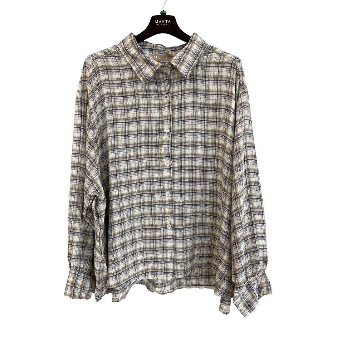 MARTA DU CHATEAU - SKJORTE - XANTHE 8919 - BROWN2