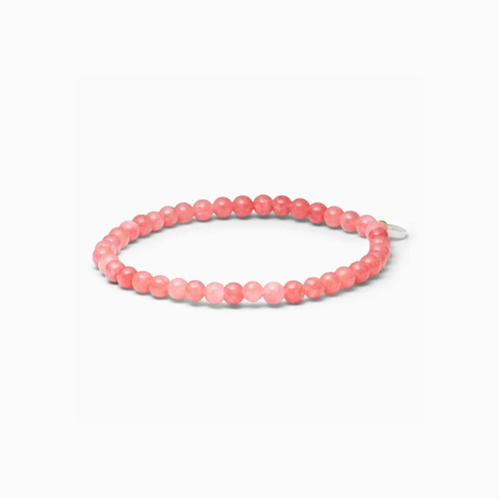 SOÏ - KRYSTAL ARMBÅND - REDSTONE QUARTZ 4 MM.