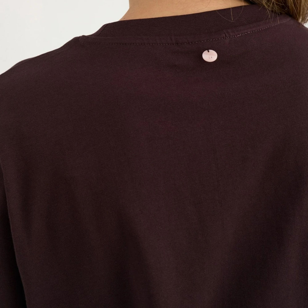 NÜMPH - T-SHIRT - MANTA 707574 - CHOCOLATE PLUM