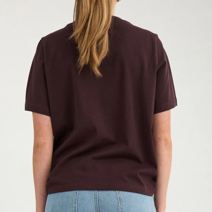 NÜMPH - T-SHIRT - MANTA 707574 - CHOCOLATE PLUM