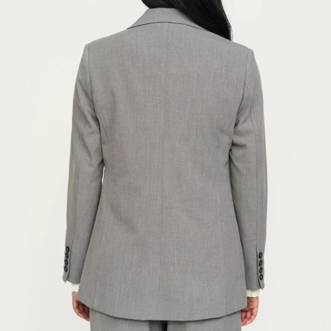 SOFT REBELS - BLAZER - VILJA SR125-710 - MEDIUM GREY MELANGE