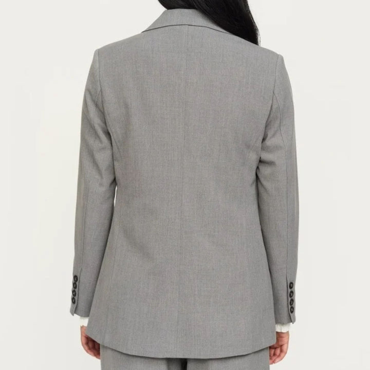 SOFT REBELS - BLAZER - VILJA SR125-710 - MEDIUM GREY MELANGE