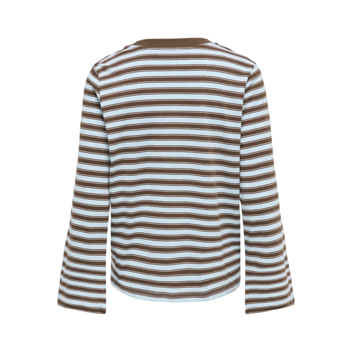 ONLY - BLUSE - LUNA HAPPY 15388390 - SKYWAY STRIPES/VANILLA ICE/DEMITASSE