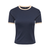 ONLY - T-SHIRT - BINA 15390610 - NIGHT SKY/BISCOTFI CONTRAST
