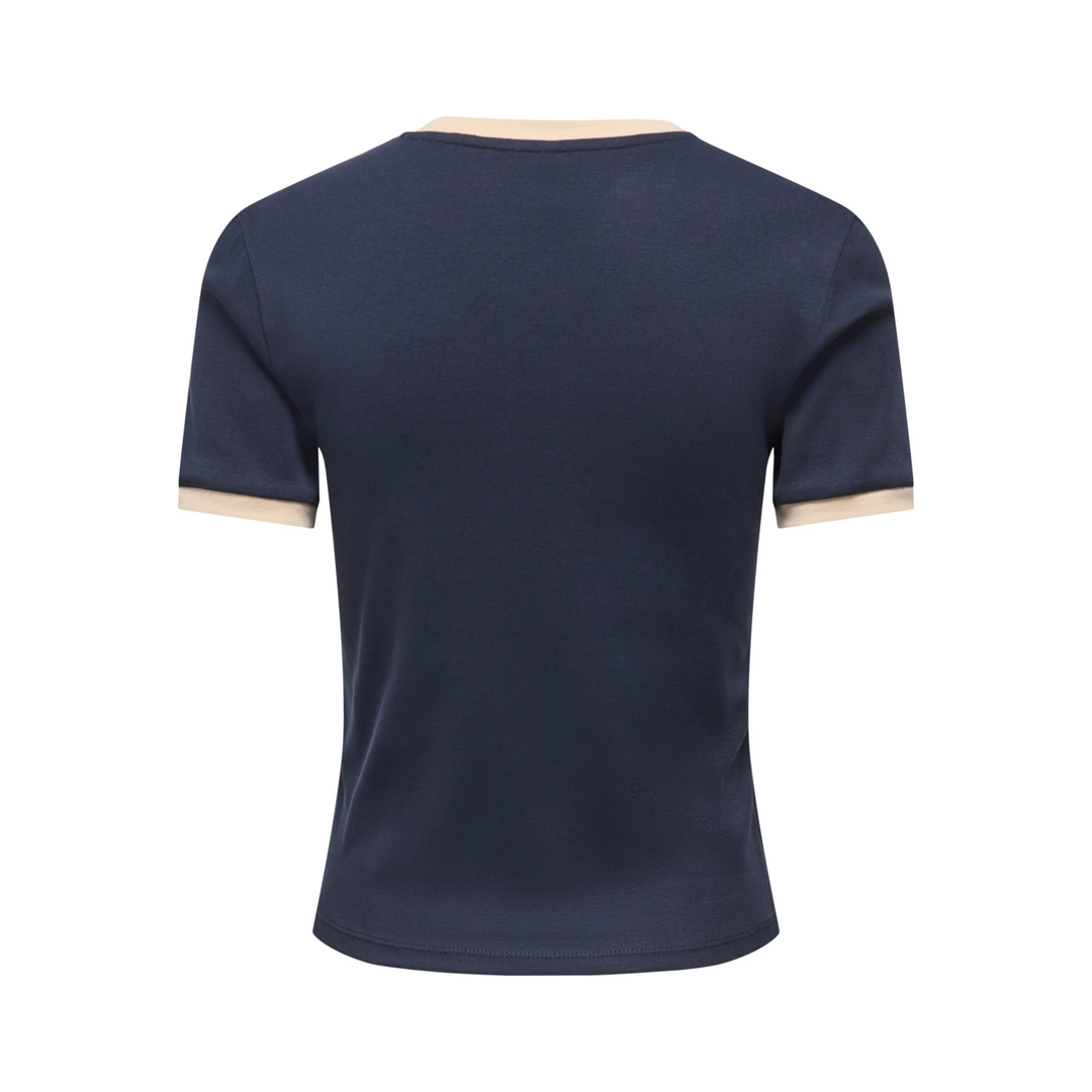 ONLY - T-SHIRT - BINA 15390610 - NIGHT SKY/BISCOTFI CONTRAST