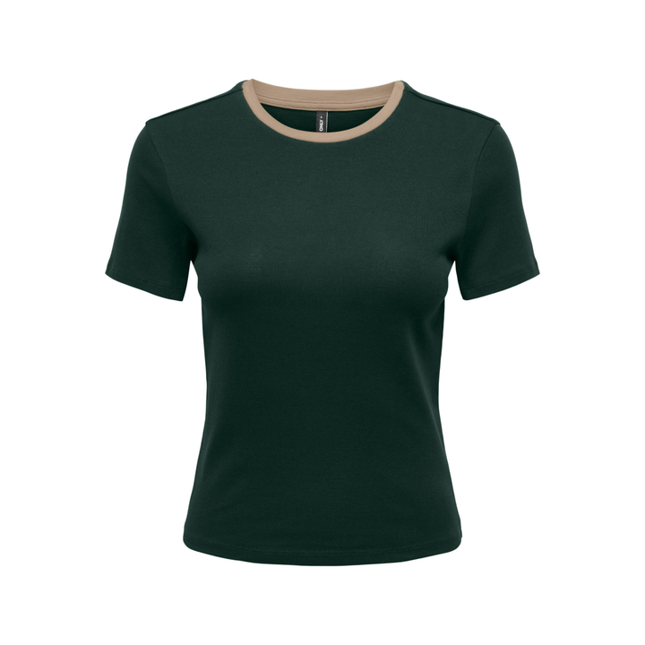 ONLY - T-SHIRT - BINA 15390610 - SCARAB/BISCOTFI CONTRAST