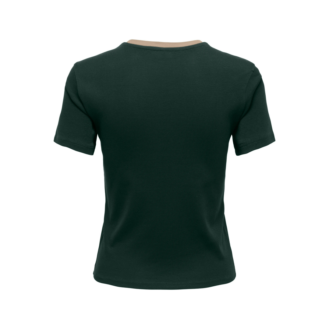 ONLY - T-SHIRT - BINA 15390610 - SCARAB/BISCOTFI CONTRAST