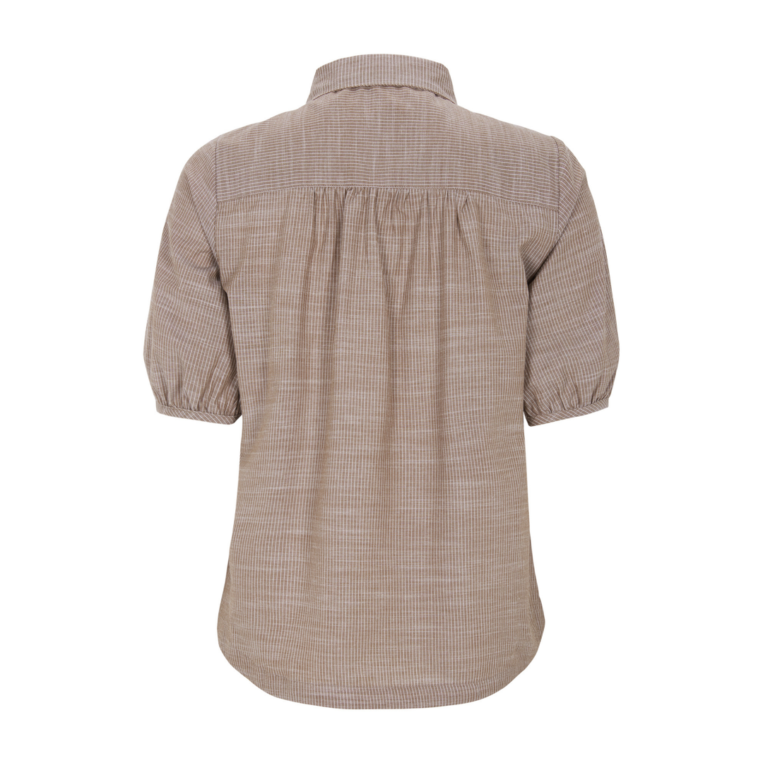 SOFT REBELS - SKJORTE - EBBI SR325-707 - BISON