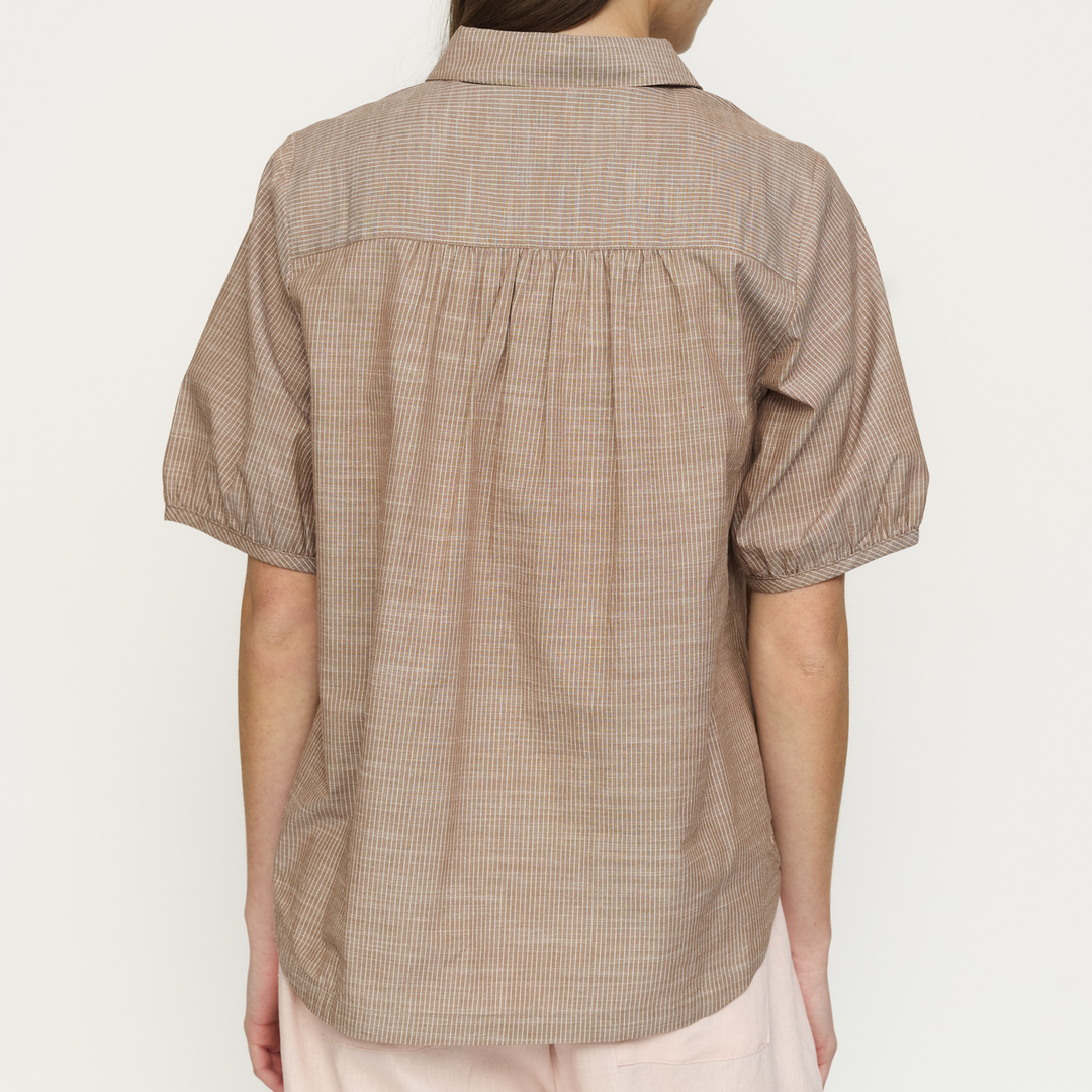 SOFT REBELS - SKJORTE - EBBI SR325-707 - BISON