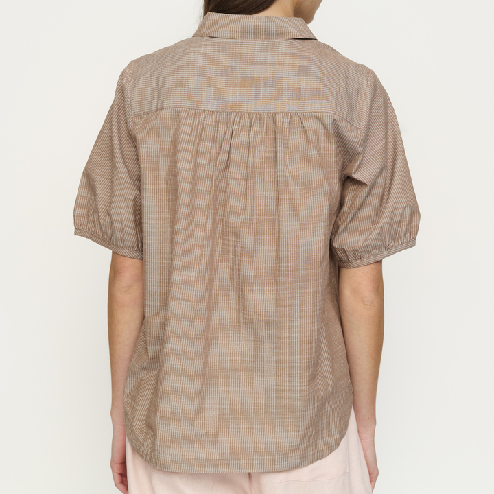 SOFT REBELS - SKJORTE - EBBI SR325-707 - BISON