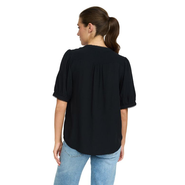 SOFT REBELS - SKJORTE - LIMA SR426-712 - SORT