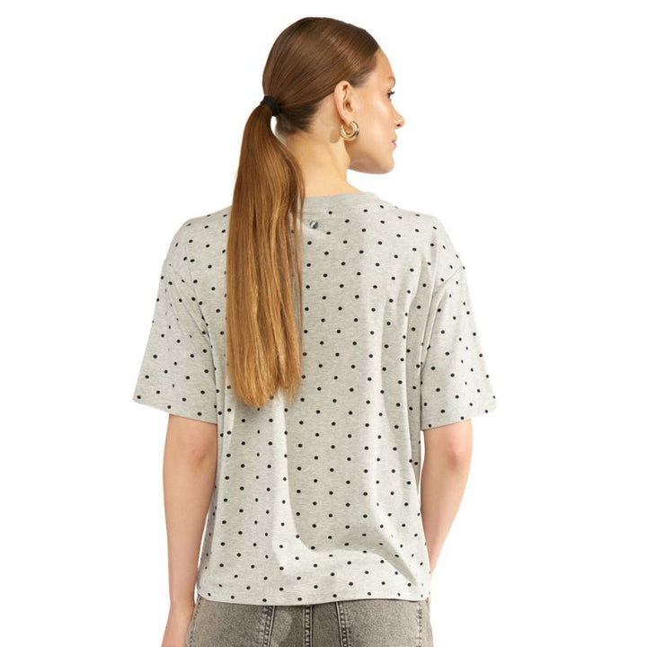 NÜMPH - T-SHIRT - ROSSA - 707485 - 0510 - LIGHT GREY MELANGE