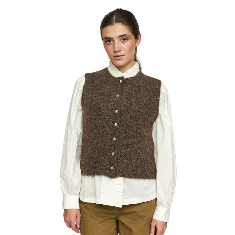 SOFT REBELS - STRIK VEST - CAMILLA 525-207 - DEMITASSE MELENACE