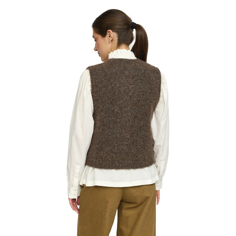 SOFT REBELS - STRIK VEST - CAMILLA 525-207 - DEMITASSE MELENACE