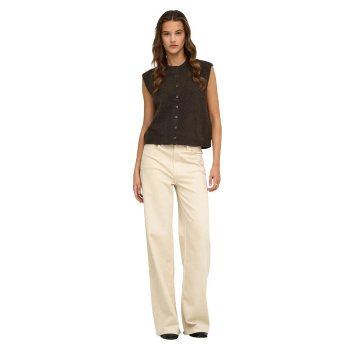 ONLY - VEST - SIMONI 15381355 - COFFEE BEAN