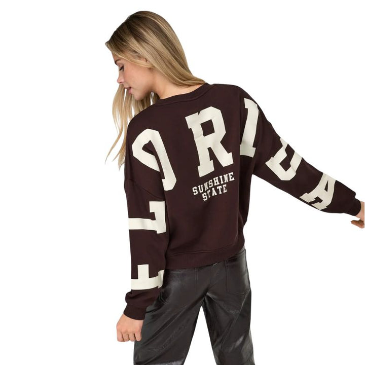 ONLY - SWEATSHIRT - LOOSE FIT O-NECK 15356793 - VINEYARD WINE