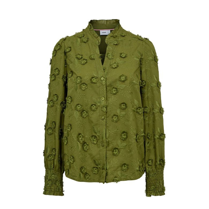 NUMPH - SKJORTE -  LENEA - 707312 -  calla green