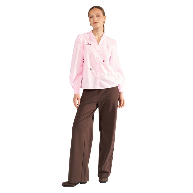 NÜMPH - SKJORTE - TENJA 707423 - PINK LADY