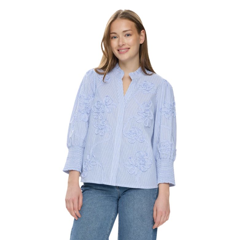 NÜMPH - SKJORTE - EMELIA 706883 - PLACID BLUE