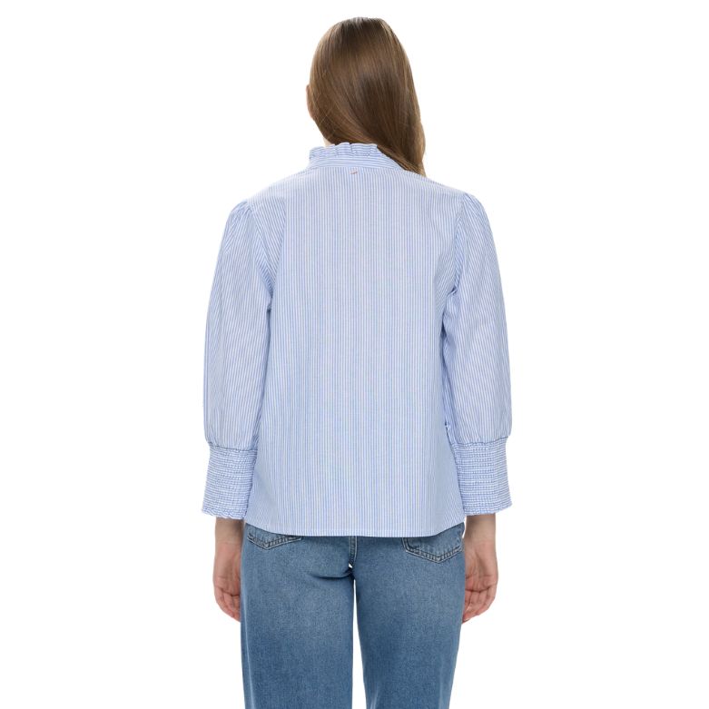 NÜMPH - SKJORTE - EMELIA 706883 - PLACID BLUE