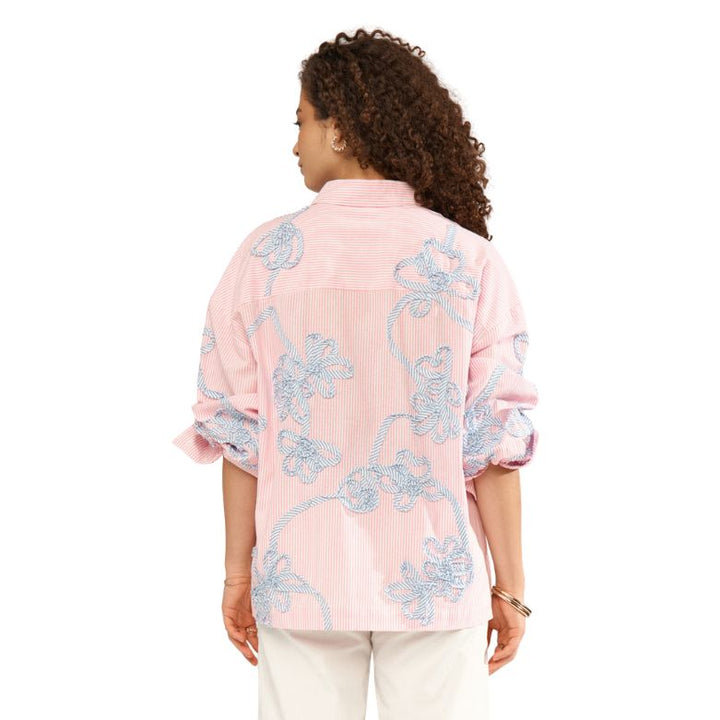 NÜMPH - SKJORTE - EMELIA OVERSIZE 707015 - PRISM PINK