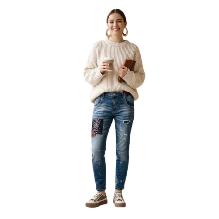 PARIS FASHION - BUKS - S WOMAN - SW1740ZP1 - DARK BLUE GARDIENT
