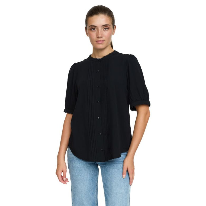 SOFT REBELS - SKJORTE - LIMA SR426-712 - SORT