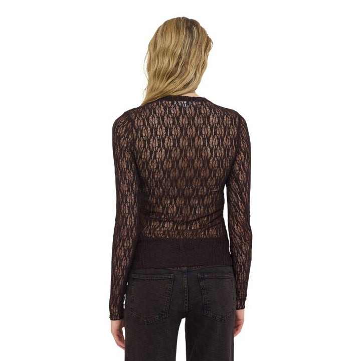 SOFT REBELS - BLUSE - OLENA - SR626-300 - CHOCOLATE PLUM