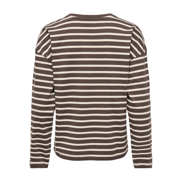 ONLY - BLUSE - NEW SOPH 15337134 - BLACK COFFEE/BIRCH