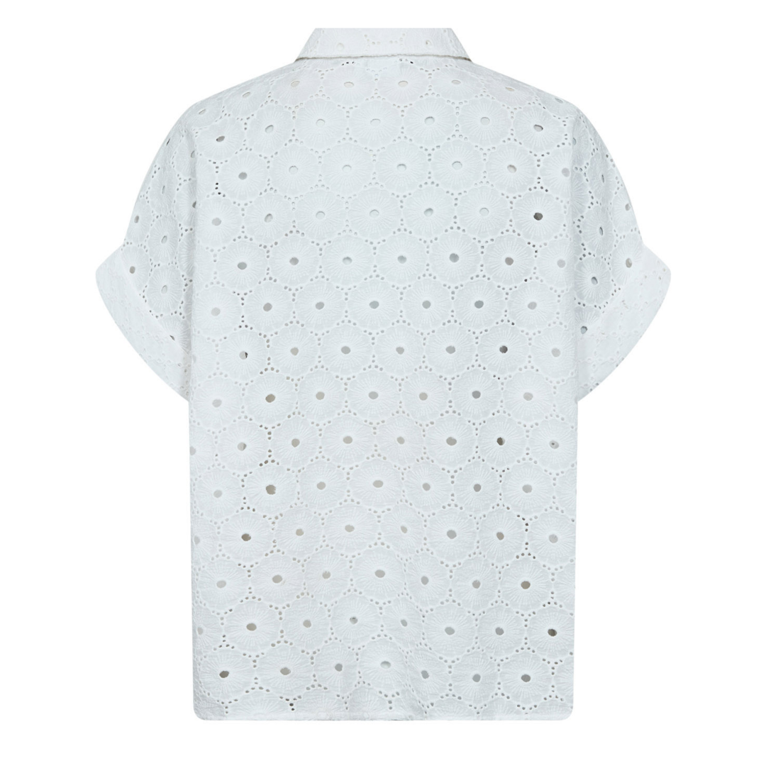 NÜMPH - SKJORTE - PALMA 706469 - BRIGHT WHITE