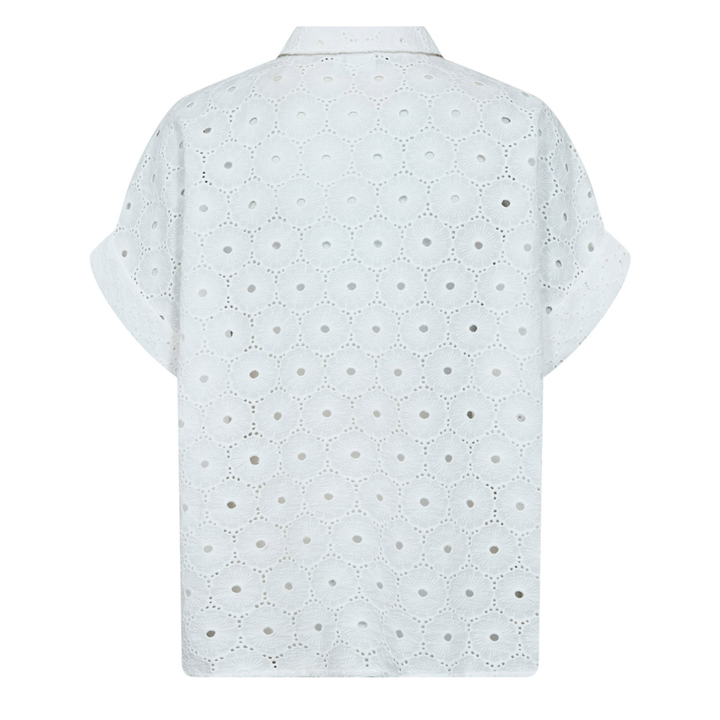 NÜMPH - SKJORTE - PALMA 706469 - BRIGHT WHITE