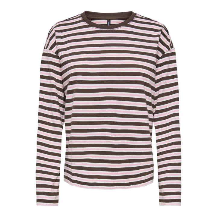 ONLY - BLUSE - NEW SOPH 15337134 - BLACK COFFEE/ORCHID PINK/CLOUD DANCER